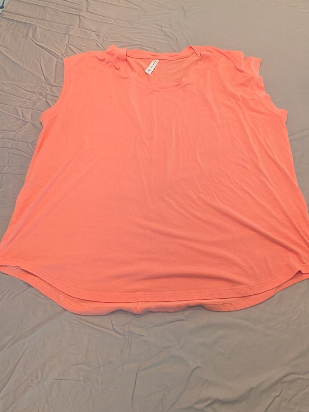 Athleta Coral Muscle Tee Tank Top